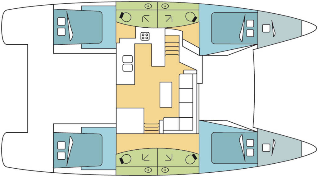 Fountaine Pajot Elba 45 Night Breeze