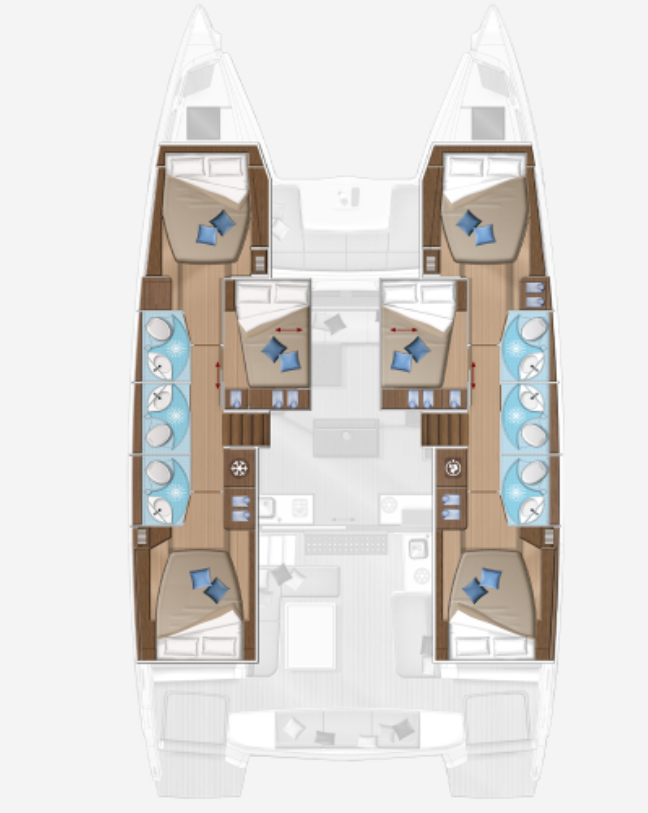 Lagoon 50 Reina (ONLY SKIPPERED)