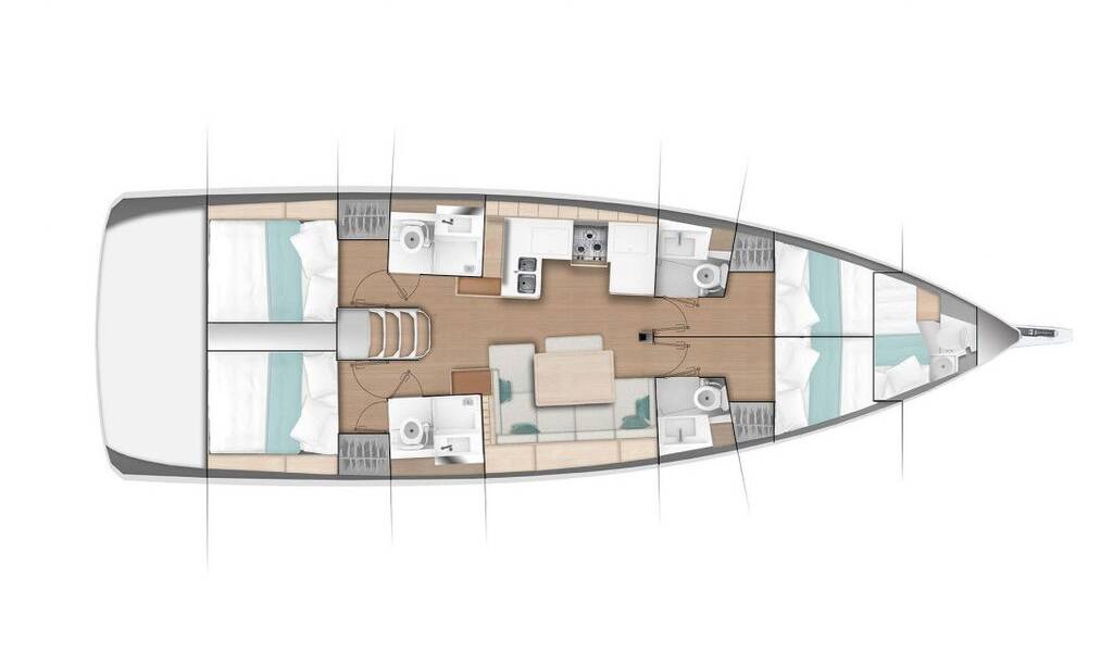 Sun Odyssey 490 Capt. Jack Sparrow